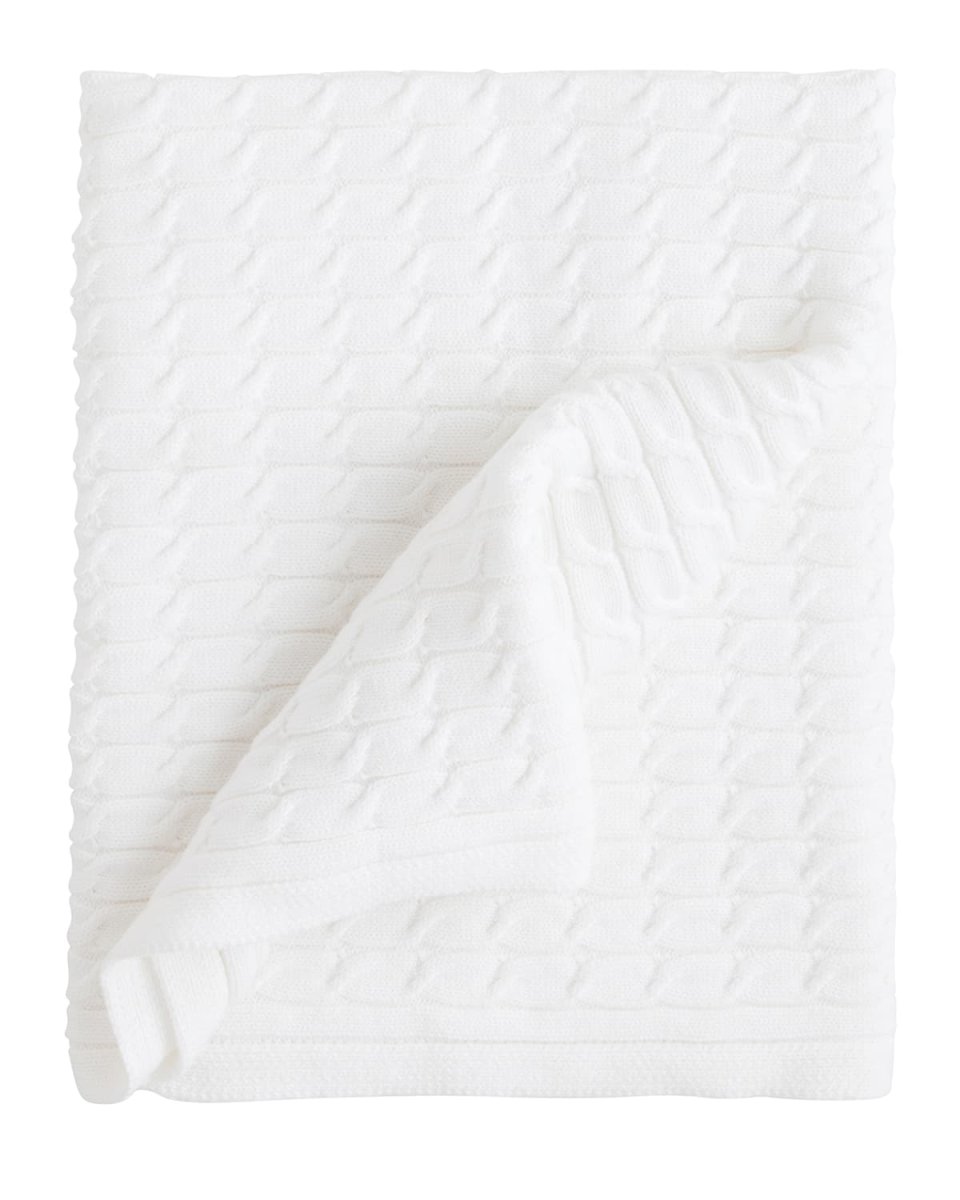 Cable Knit Baby Blanket